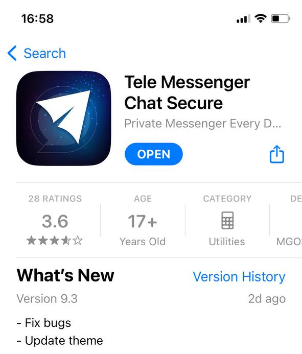 Download Tele Messenger App