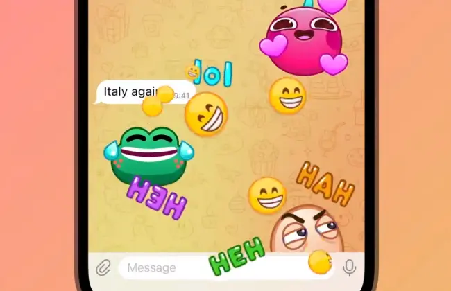 Create animated stickers emoji and gif for whatsapp telegram or