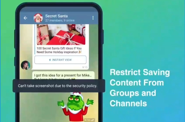 How to prevent people from saving or taking a screenshot of your texts on  Telegram